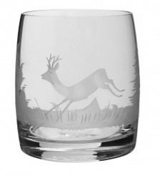 Verres animalier en cristal